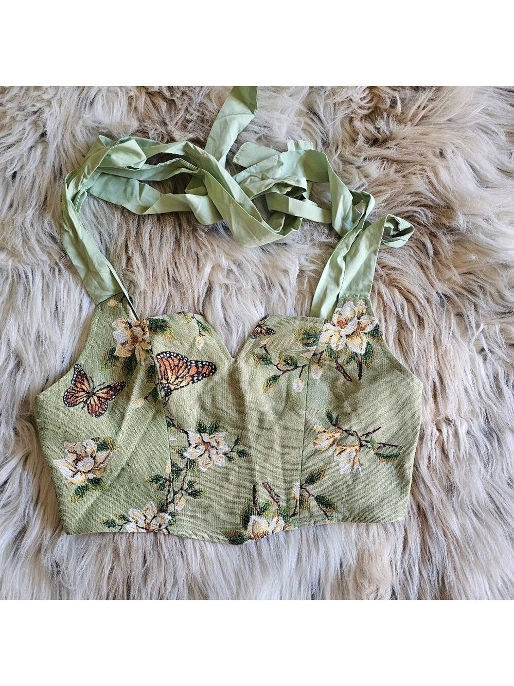 Butterfly Bustier Top - Picture 1 of 3